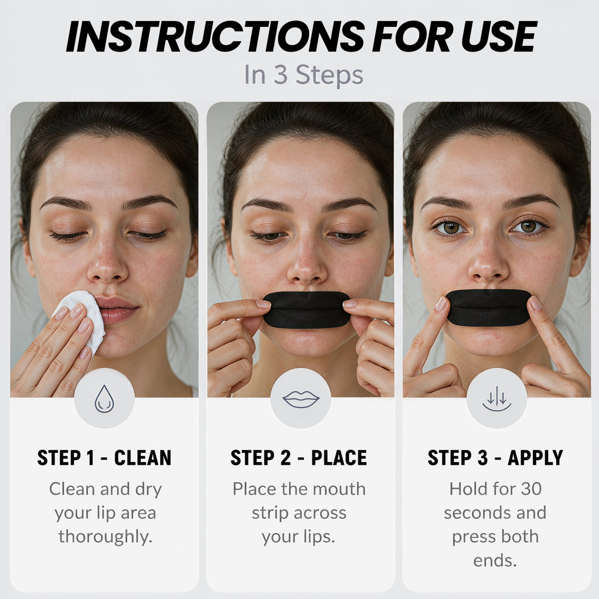 Nozibye Mouth Tape for Sleeping I Gentle Nasal Breathing Support
