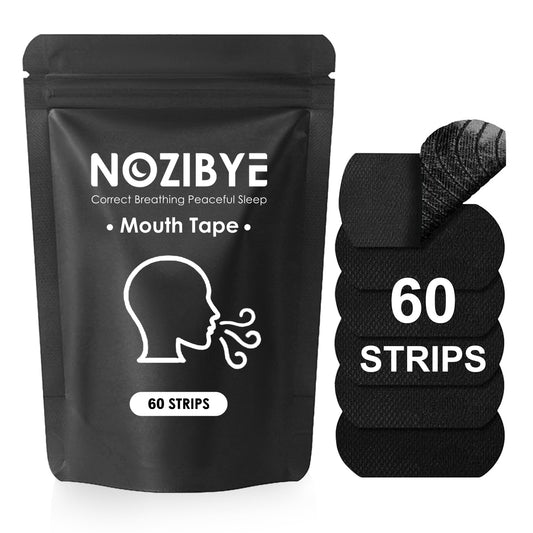 Premium Mouth Tape for Sleeping - 60 Pcs Cotton Gentle Hypoallergenic Mouth Tape, Anti-Snore Mouth Breathing Tape for Women and Men